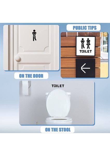 Komik Resimler Tuvalet Kapı Duvar Ev Dekorasyon, Çıkarılabilir Sanat Dıy Kapı Aksesuarları Vinil Yapışkan Duvar, Tuvalet (Yurt Dışından) indirimleri