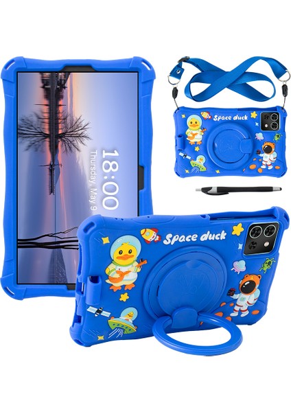 Için Samsung A7 LITET220/T225TABLET Kılıfı Döner Karikatür Kılıfı (Yurt Dışından)