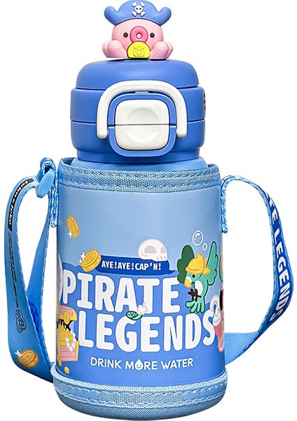 Jcko Çocuk Yalıtımlı Su Bardağı Doğrudan Içme Su Isıtıcısı Karikatür Büyük Kapasiteli Su (Yurt Dışından)