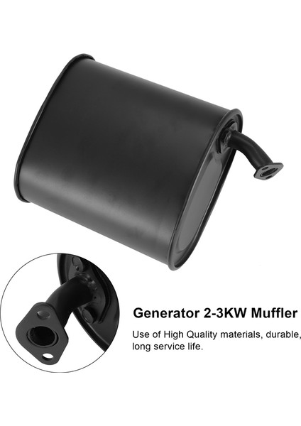 Benzinli Jeneratör Evrensel Siyah Demir 2-3kw Egzoz Susturucu 5.5hp 6.5hp 3500W 4000W Aksesuarları (Yurt Dışından) indirimleri