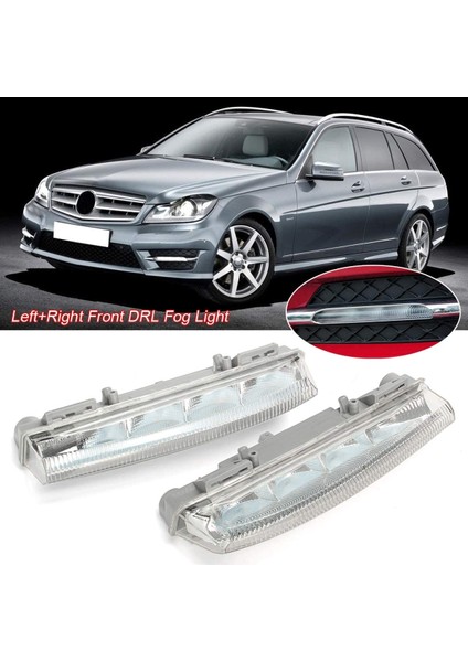 Araba Ön Drl Gündüz Çalışan Işık Sis Lambası Mercedes Benz Için W204 W212 C250 C280 C350 E350 A2049068900 Sol (Yurt Dışından) fiyatları