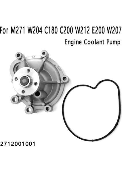 Motor Soğutma Suyu Pompası Motor Su Pompası 2712001001 Mercedes-Benz Için M271 W204 C180 C200 W212 E200 W207 (Yurt Dışından) fırsatları
