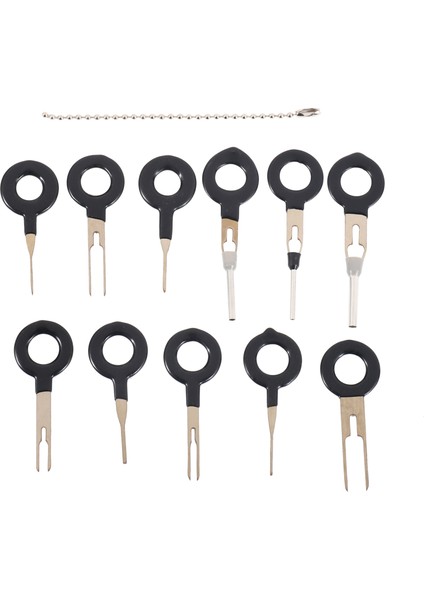 11 Adet/takım Terminali Temizleme Araçları Araba Elektrik Kablosu Kablo Sıkma Konnektörü Pin Çıkarıcı Kiti Araba Tamir El Aleti Seti Fiş Anahtarı (Yurt Dışından)