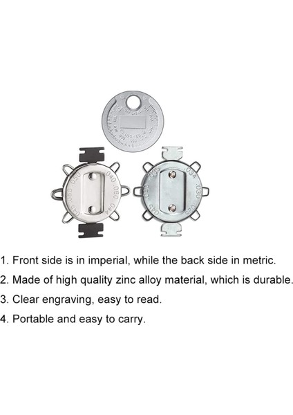 Buji Uzay Ölçer Ölçme Aracı - Tel Buji Uzay Ölçer Ayarlama Aleti Inç ve Metrik, 3'lü Paket (Yurt Dışından) fiyatları