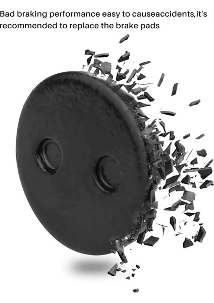 2 Adet Mtb Fren Balataları Kiti Xiaomi Mijia M365 Scooter Kaykay Kaliper M365 Dağ Bisikleti Bisiklet (Yurt Dışından) modelleri