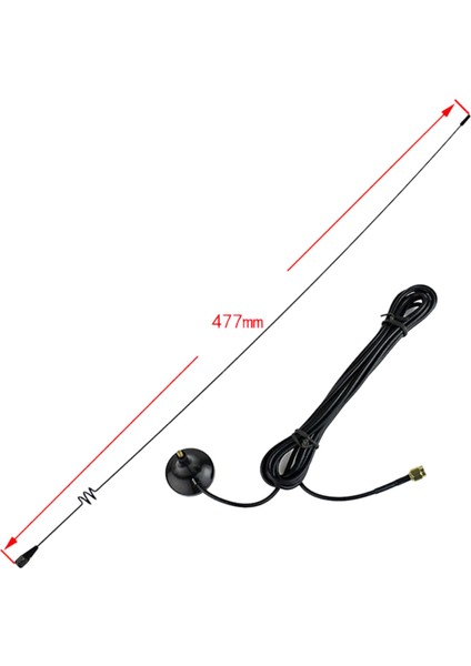 Baofeng Radyoları Için UT-108UV Sma-M 144/430MHZ Çift Bantlı Manyetik Anten (Yurt Dışından) fiyatları