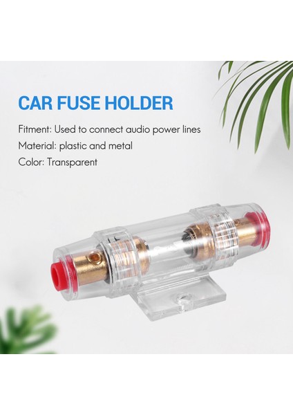 Araba Stereo 8 Ölçer Agu Destek Sigorta Tutucu ve Sigorta 60 Amp Ses Kablosu (Yurt Dışından) modelleri