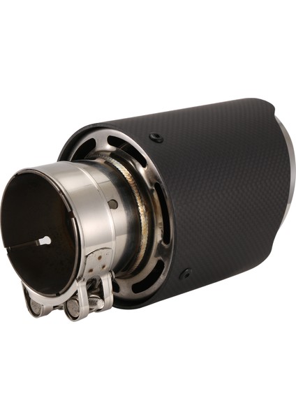 Araba Mat Karbon Fiber Egzoz Ucu 60-101MM Evrensel Araba Egzoz Borusu Modifikasyonu Kuyruk Boğazı Klipsli Kuyruk Borusu (Yurt Dışından) fırsatları