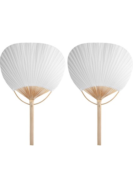 20 Adet Saf Beyaz Bambu Saplı Boş Kaligrafi Boyama Boş Grup Fan Fan Fan Beyaz Fan (Yurt Dışından) modelleri