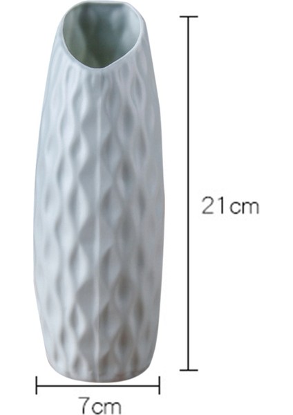 Nordic Plastik Vazo Anti-Düşüş Basit Çiçek Vazosu Taklit Seramik Çiçek Saksısı Dekorasyonu Ev Vazosu Ev Dekoru, Pembe (Yurt Dışından) fiyatları