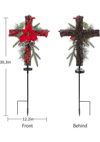 Noel Haç Kazığı, Güneş Enerjili Peri Işıkları, Metal Haç, Doğal Rattan, Kırmızı Atatürk Çiçeği ve Meyveler (Yurt Dışından) fiyatları