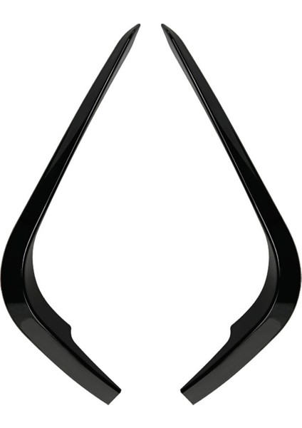 Araba Ön Ön Tampon Splitter Spoiler Şeritler Bmw 3 Serisi Için E90 E91 M Spor 2005-2008 Hava Bıçağı Düzeltir Parlak Siyah (Yurt Dışından)