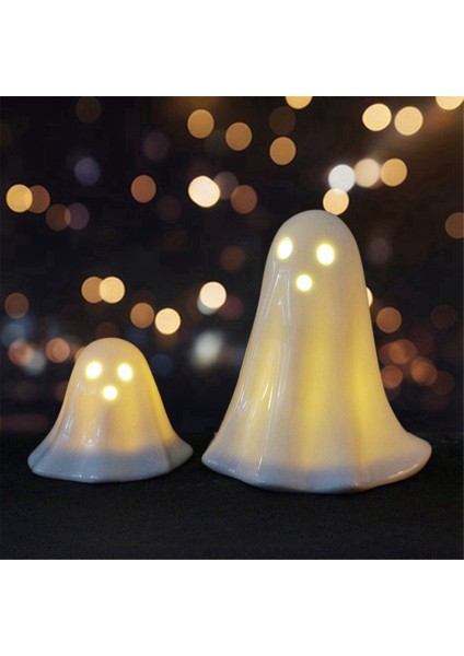 Cadılar Bayramı Seramik Hayalet Seti Masaüstü Süsleri Perili Ev Kaçış Odası Süslemeleri Noel ve Cadılar Bayramı Için Uygun (Yurt Dışından)