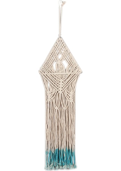 Makrome Dokuma Duvar Asılı Boho Ev Şık Bohem Geometrik Sanat Dekor-Güzel Daire Yurt Odası Dekorasyonu (Yurt Dışından)