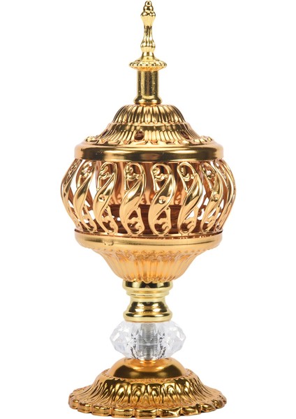 Tütsü Brülör Tütsü Bakhoor Kömür Tütsü Brülör Metal Arap Buhurdan Masaüstü Dekor Tütsü Çubukları Konileri (Yurt Dışından)