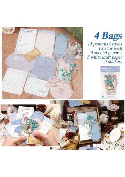 120 Adet Scrapbook Washi Kağıt Etiketleri Not Dekorasyon Etiketi Planlayıcı Etiketi Scrapbook El Sanatları Kendin Yap Için Kendinden Yapışkanlı (Yurt Dışından) fırsatları