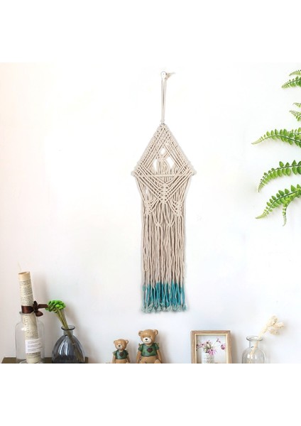 Makrome Dokuma Duvar Asılı Boho Ev Şık Bohem Geometrik Sanat Dekor-Güzel Daire Yurt Odası Dekorasyonu (Yurt Dışından) indirimleri