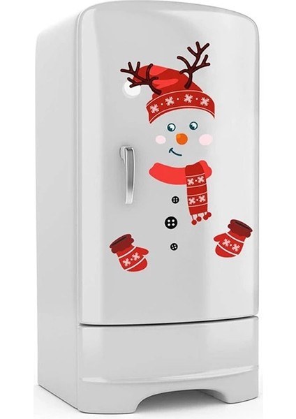 Karikatür Kardan Adam Noel Buzdolabı Mıknatısları Dolapları Komik Çıkartmalar Sevimli Mutfak Garaj Tatil Ev Dekor Kapı (Yurt Dışından) modelleri