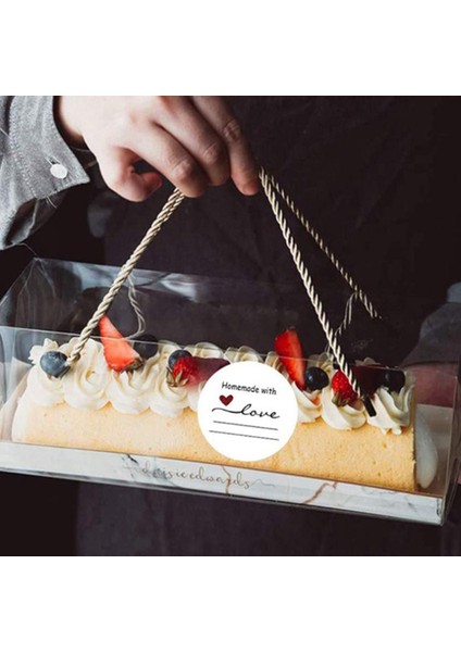 Yuvarlak Hediye Etiketleri, Hediye Çıkartmaları, El Yapımı Çıkartmalar Yazmak Için Çizgili Aşk Çıkartmalı Ev Yapımı Rulo Başına 500 Etiket (Yurt Dışından) fiyatları