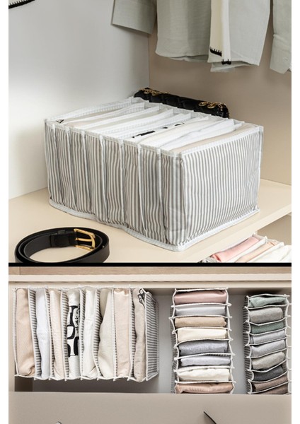 Akordiyon Organizer - L - Gri - Beyaz fırsatları
