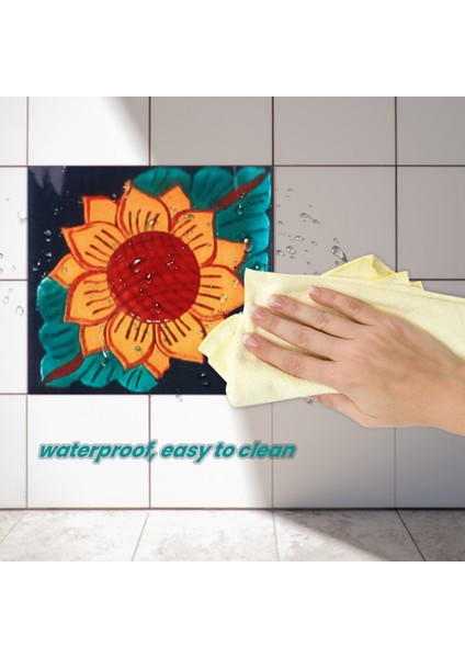 24PCS Kendinden Yapışkanlı Mozaik Tuğla Kiremit 3D Etiket Mutfak Banyo Duvar ÇIKARTMALARI-15X15CM (Yurt Dışından) indirimleri