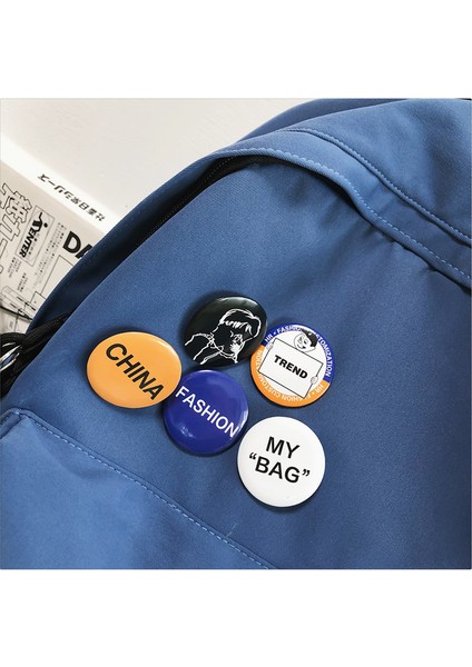 Düz Renk Ortaokul Lise Öğrencisi Sırt Çantası Moda Okul Çantası (Yurt Dışından) modelleri