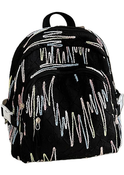 Sevimli Çizgili Küçük Sırt Çantası (Yurt Dışından)