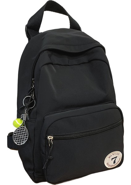 Üniversite Öğrencisi Dikiş Sırt Çantası Mini Küçük Sırt Çantası (Yurt Dışından)