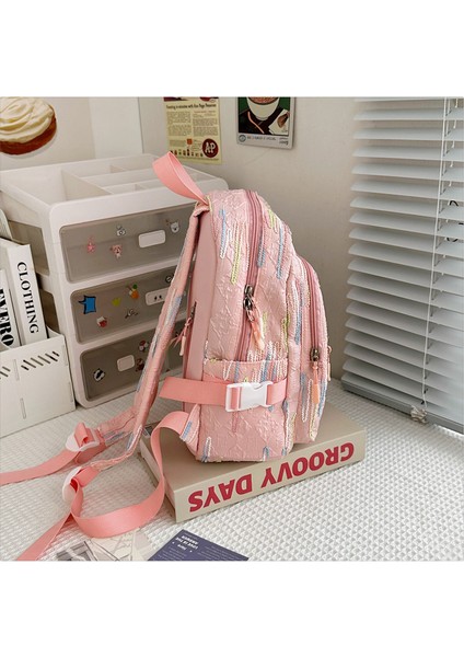 Sevimli Çizgili Küçük Sırt Çantası (Yurt Dışından) fırsatları