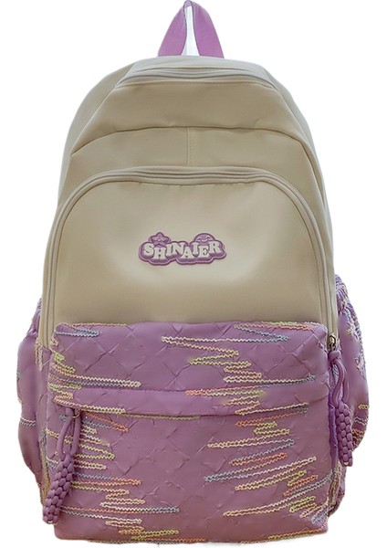 Ortaokul Lise Öğrencisi Ekose Sırt Çantası (Yurt Dışından)