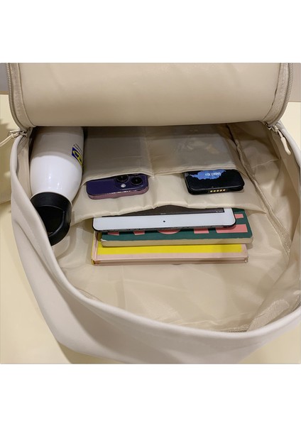 Moda Basit Düz Renk Sırt Çantası Sırt Çantası (Yurt Dışından) indirimleri