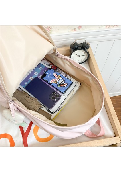 Lise Öğrencisi Düz Renk Sırt Çantası (Yurt Dışından) indirimleri