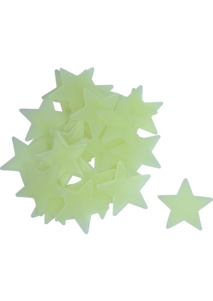 35 x Mini Yıldız Fosforlu Duvar Çıkartmaları Floresan Glow Misk Fosforlu Işık Gece (Yurt Dışından)