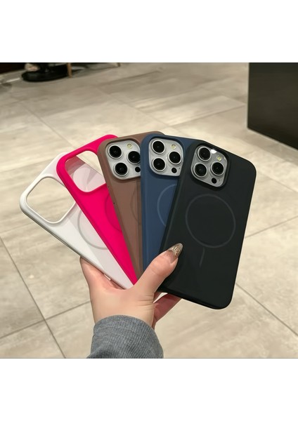 IPhone 14 Pro Uyumlu Kılıf Magsafe Destekli Premium Sıvı Silikon Kapak