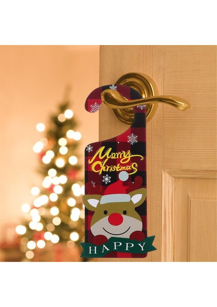 6 Adet Hediye Kancaları Noel Kapı Askısı Dekoru Parti Malzemeleri Noel Kapı Askısı Süsü Noel Partisi Ikramları Noel Dekorasyonu (Yurt Dışından) fırsatları