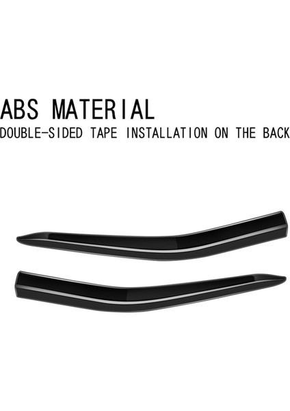 Toyota Alphard 40 Serisi 2023+ Ön Tampon Dudak Açı Difüzörü Ayırıcı Spoiler Koruyucu Parlak Siyah (Yurt Dışından) fırsatları