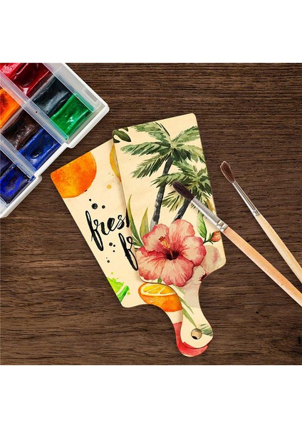 Pürüzsüz Yüzey Dayanıklı Ahşap Kendin Yap Kesme Tahtası Mutfak Dekorasyonu Mutfak Aletleri 12'li Paket (Yurt Dışından) indirimleri