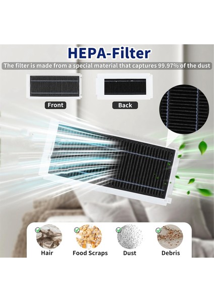 Ecovacs Deebot N30 Omnı/ N30 Pro Omni Robot Vakum Yedek Parçaları Ana Yan Fırça Hepa Filtre Mop Kumaş Tuz Torbaları (Yurt Dışından) fırsatları