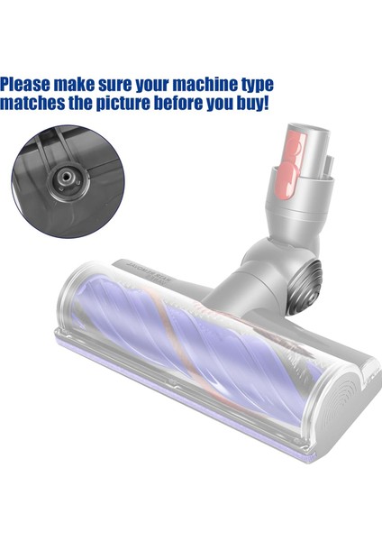 Dyson V10 V11 V15 Için, 100W Yüksek Tork Için Yüksek Tork ve Bilyalı Tekerleklerle Temizleme Kafa Konnektörü (Yurt Dışından) indirimleri
