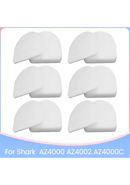 6pcs Yedek Filtre Köpüğü ve Için Keçe Pro Pro Max Dik Vakum AZ4000 AZ4002 AZ4000C Vakum Eki (Yurt Dışından)