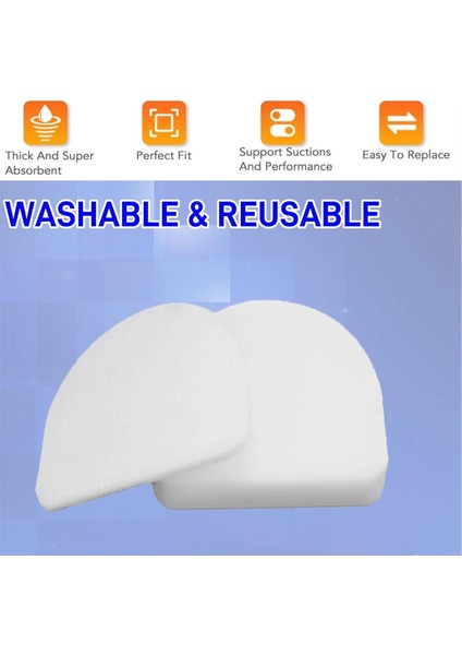 6pcs Yedek Filtre Köpüğü ve Için Keçe Pro Pro Max Dik Vakum AZ4000 AZ4002 AZ4000C Vakum Eki (Yurt Dışından) modelleri