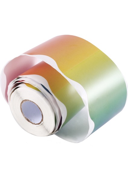 Gökkuşağı Bülten Tahtası Çıkartmaları Renkli Düz Bülten Sınır Trim Sınıf Kara Tahta Dekorasyon Için Sınır Trim (Yurt Dışından)