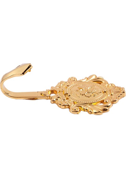 Gül Desenli Vintage Alaşım Perdelik Perde Holdbacks Tieback Kancaları 2 Adet (Altın) (Yurt Dışından) indirimleri