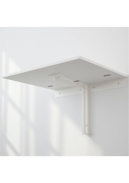 Norberg Masa Beyaz 2 Kişilik Duvara Monte 74 x 60 cm Yer Tasarruflu Katlanır modelleri