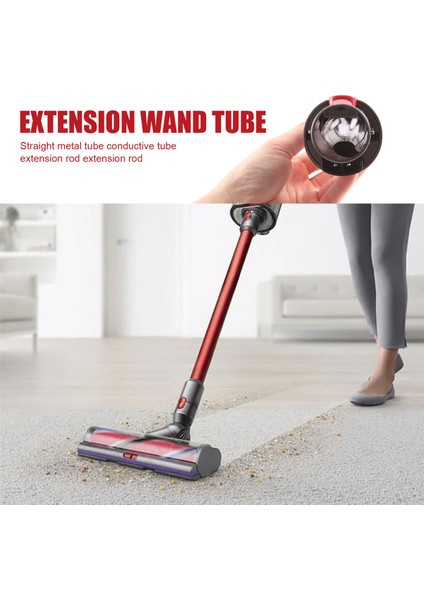 Dyson V7 V8 V10 V11 Kırmızı Için Hızlı Çıkarma Uzatma Çubuğu Borusu (Yurt Dışından) fırsatları