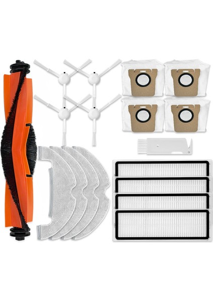 Xiaomi Robot Vacuum X10 Ana Yan Fırça Hepa Filtre Toz Torbası Için (Yurt Dışından)