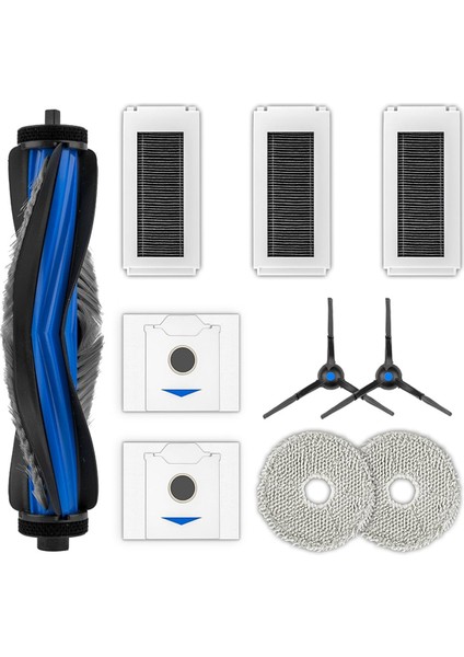 (10'lu Paket) Ecovacs Ile Uyumlu N30 Omni Yedek Parçaları (Yurt Dışından)