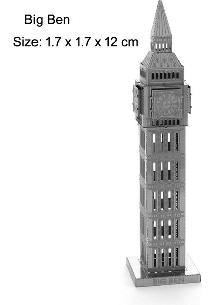 Yeni 3D Mini Üç Boyutlu Metal Yapboz Karikatür Yapboz Modeli Doğum Günü Hediyesi (Yurt Dışından)