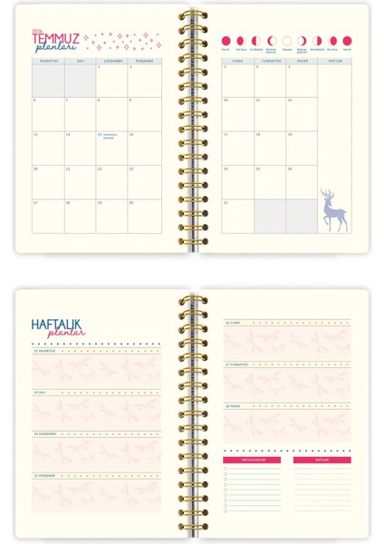 2025-2026 Akademik Ajanda A5- Motivasyon Sayfalı Parisienne indirimleri