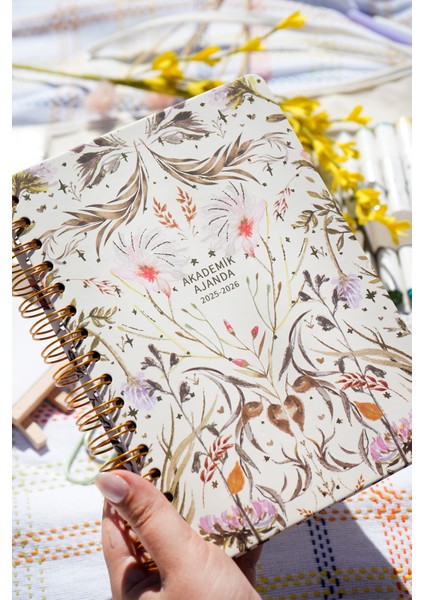 2025-2026 Akademik Ajanda A5- Motivasyon Sayfalı Wild Harmony indirimleri